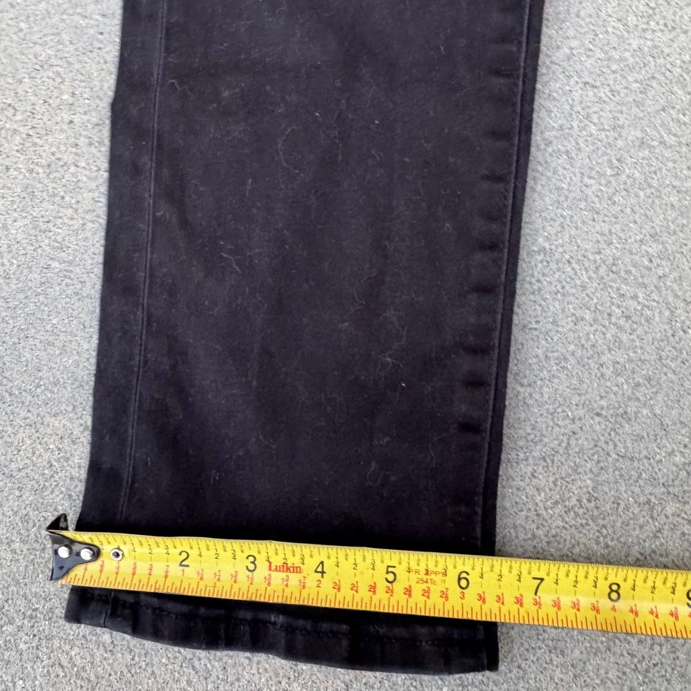 Uniqlo EZY Skinny Fit Color Jeans Mens Large Black Stretch Pants Size 32 - Picture 4 of 9